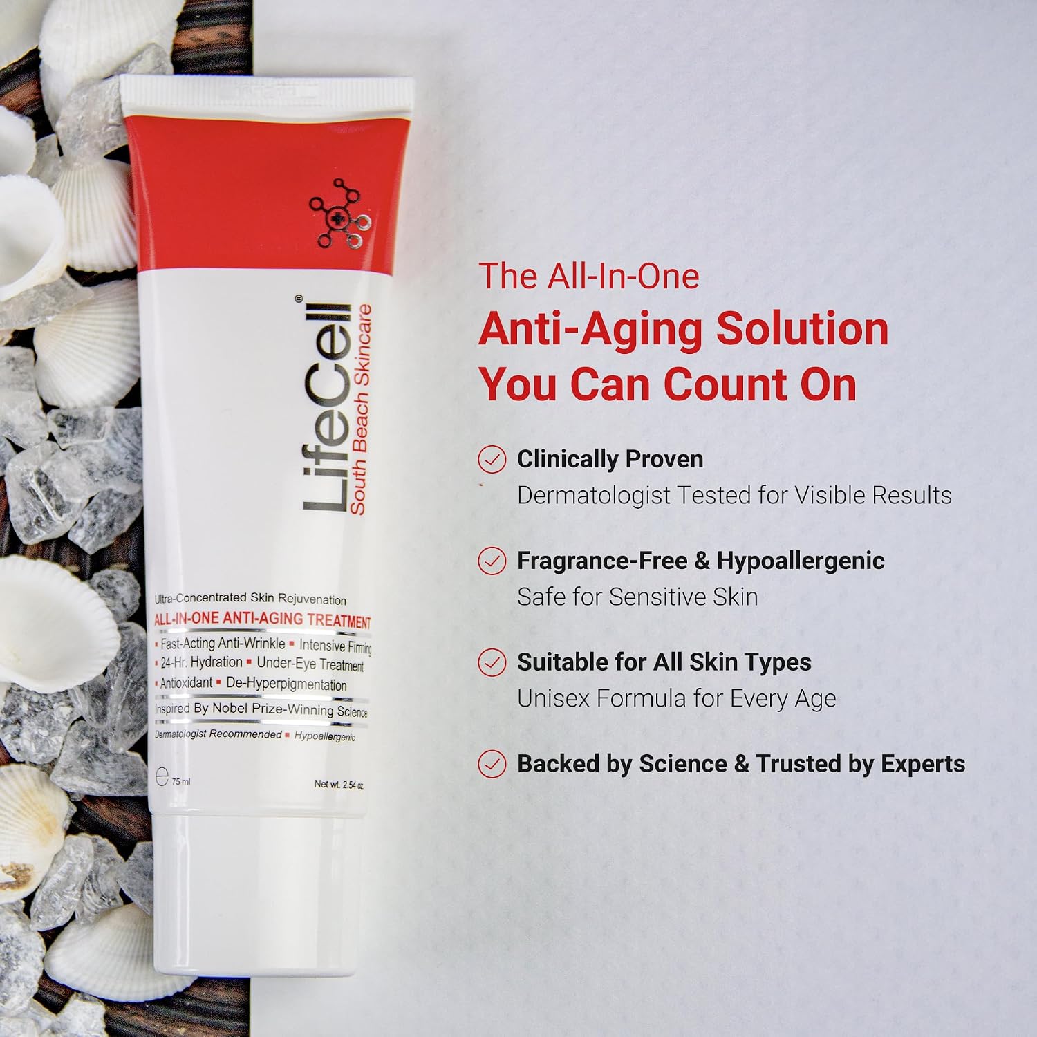 LifeCell Skin All in One Anti-aging Treatment 2.54 Oz