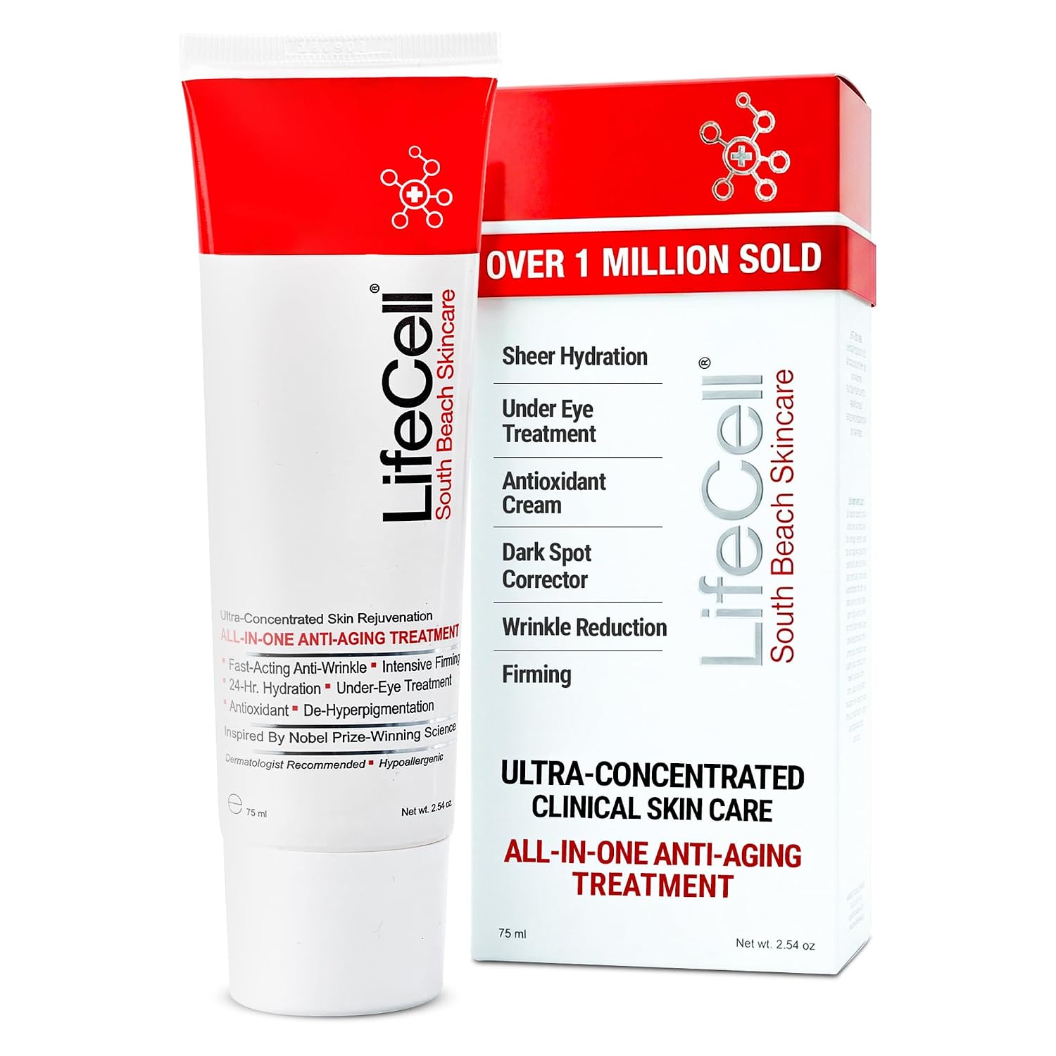 LifeCell Skin All in One Anti-aging Treatment 2.54 Oz